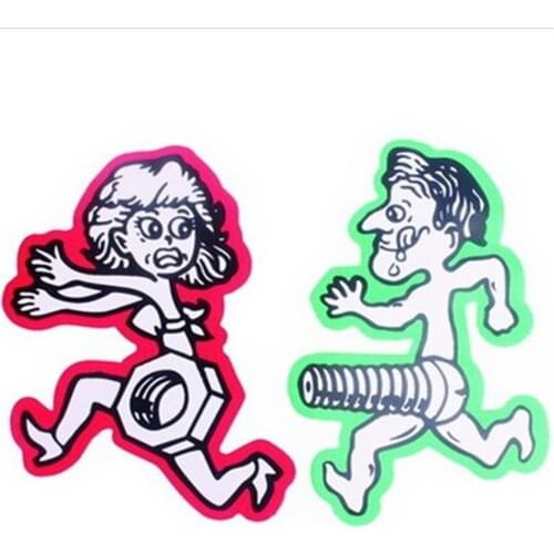 Car Sticker Nuts and Bolts Car accessories waterproof personality decorative vinyl decals, 19cm*14cm