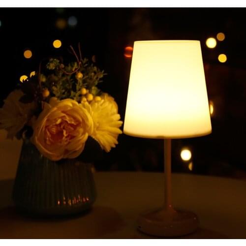 Wireless Simple Remote Control Lamp Strange New Ideas Portable Lamp Charging Touch Bed Bedroom Dormitory Night Lights Lighting