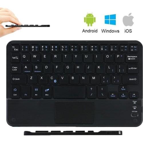 Bluetooth Wireless Mini Keyboard with Touch Pad Compatible with All Android Windows Smartphones Tablets