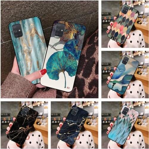 Ottwn Marble Stone Texture Phone Case For Samsung Galaxy A21S A01 A11 A31 A81 A10 A20E A30 A40 A50 A70 A80 A71 A51