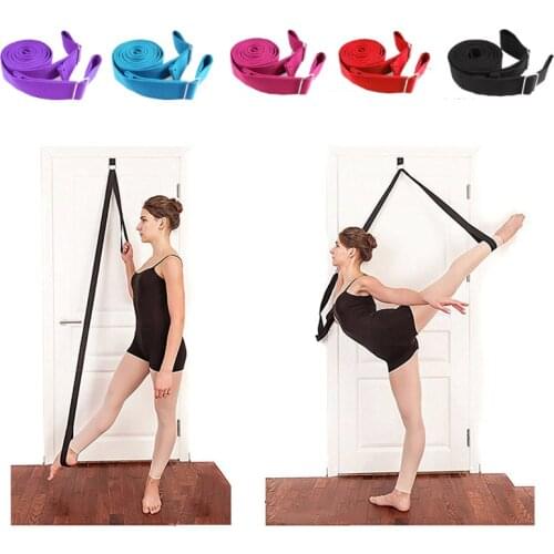 Yoga Door Flexibility Leg Stretch belt for Ballet Cheer Dance Stretching Leg Strap Home Gym Splits Training Gymnastics Exercise