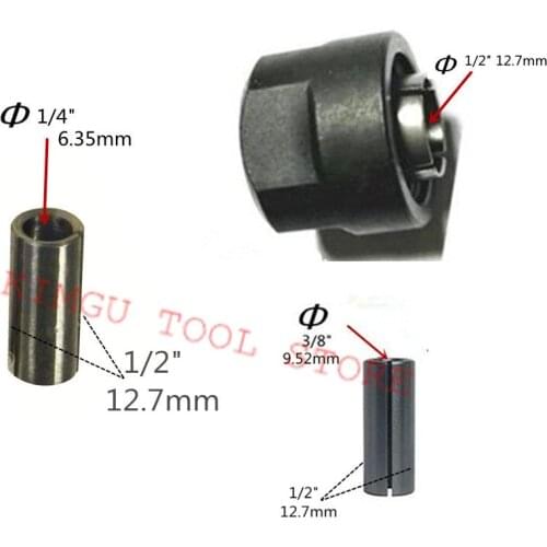 Collet Cone Nut 1/2" 1/4" 3/8" for Makita 763803-0 3612Y 3612X 3612 3612T 3612CY 3612C 3612CT 3612BR 3612 3600H MT360 router