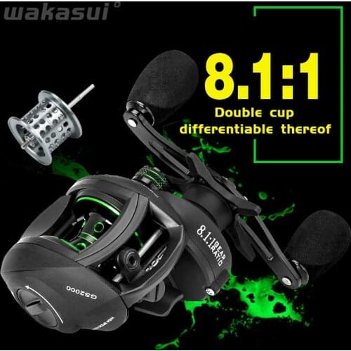 2021New Spinning Fishing Reel 8.1:1High Speed UltraLight Spool Carp Pesca Casting Reel Fishing Two-Wheeled Baitcast Accessories