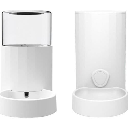 2.5L Pet Automatic Waterer Manual Dry Food Feeder device for Small Medium Large cats dogs Pets Bowl Dog Cat Feeding Bowls Feeder