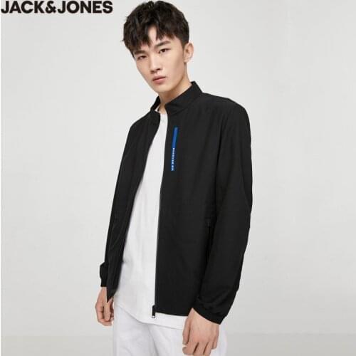 JackJones Mens Casual Regular fit Breathable Letter printed Foldable Jackets| 220221509