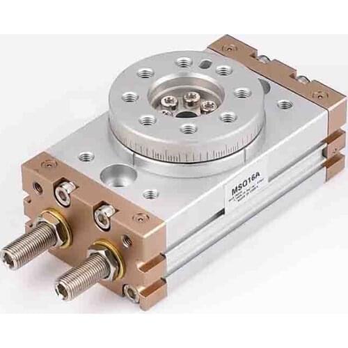 MSQB Series bore size 50mm Pneumatic table air swing rotary cylinder with Adjustment Bolt