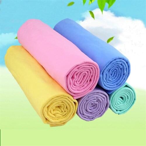 Microfiber Pet Soft PVA Bath Towels Cat Super Absorbent Deerskin Quick Drying Multifunction Blanket Puppy Cleaning Supplies