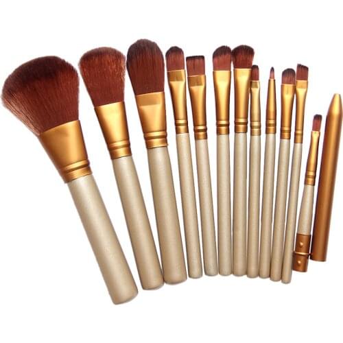 Pro Makeup Cosmetic 12pcs Brushes Set Powder Foundation Eyeshadow Lip Brush #gib