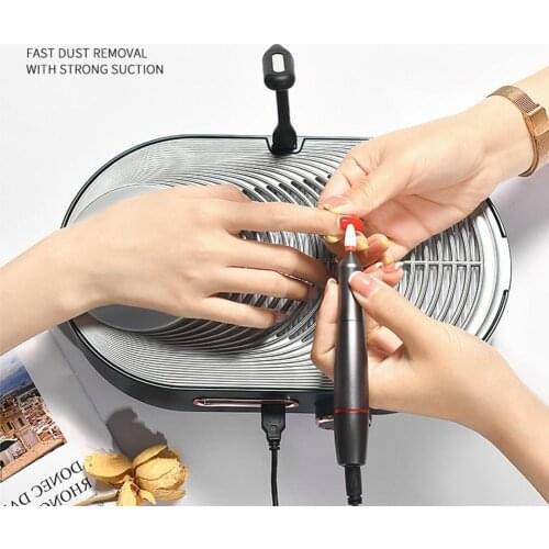 Nail Vacuum Cleaner Multifunctional Strong Suction With USB Light Manicure Nails Vacuum Machine for Beauty Nail accessories