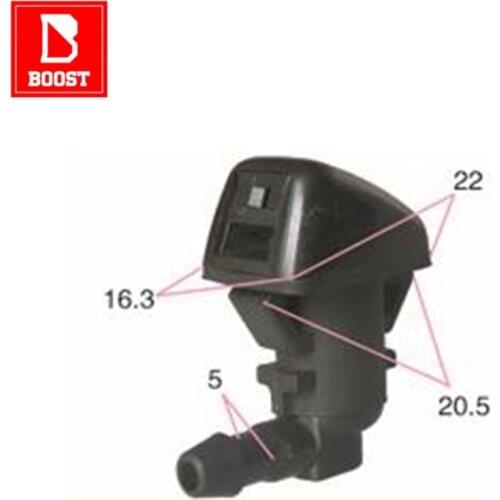 2pcs Auto Car Windshield Washer Wiper Water Spray Nozzle For Toyota Jeep Grand Cherokee 55372143AB 55156427AB 55079049AA