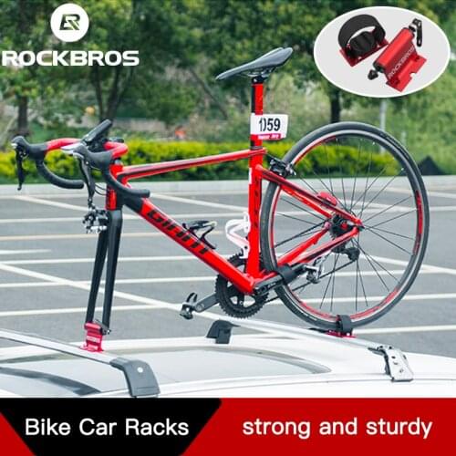 ROCKBROS Quick-release Alloy Fork Car Bike Block Bicycle Rack Bike Car Racks Carrier Alloy Mount For MTB Road Bike Accessories