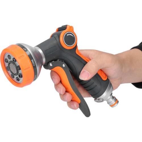 Europe Type Garden Hose Nozzle Multifunction High Pressure Washer Water Sprayer Nozzle Car Washing Watering