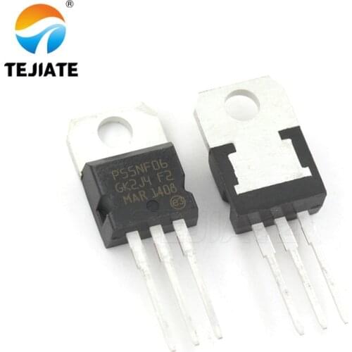 10PCS STP55NF06 P55NF06 package TO220-5 FET n-channel transistor