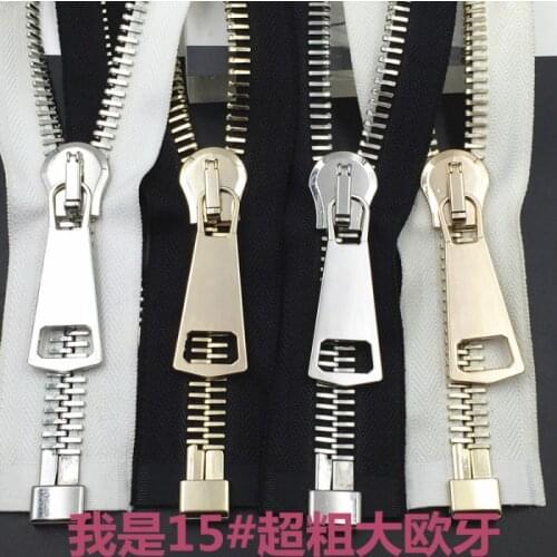 15# metal zipper diy custom zip for sewing 510cm long open end zipper 6pcs/lot high quality