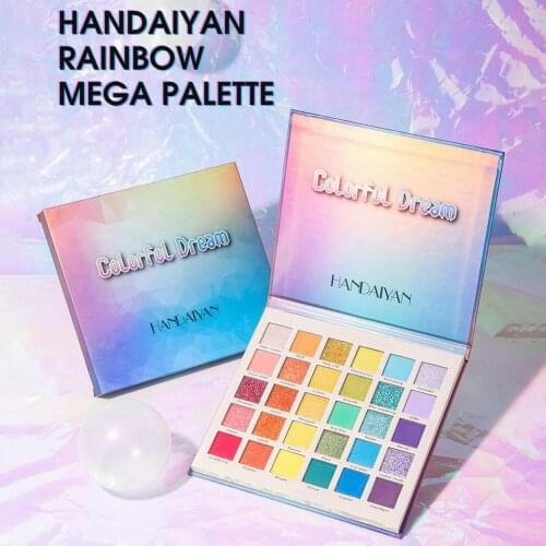 30 Colors Professional Makeup Shimmer Glitter Eye Shadow Palette Waterproof Lasting Matte Eyeshadow Powder Makeup Palette