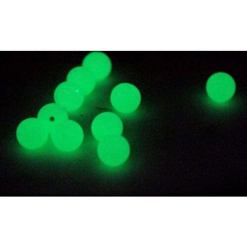 50/100Pcs Luminous Beads Fishing Space Beans Round Float Balls Stopper Light Balls Sea Fishing Tackle Lure Accessories