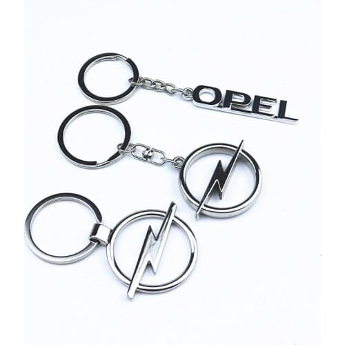 3D Metal Car Key Ring for Opel Fashion Brand New Auto Supplies Opel Emblem Keychain Car Accessories Key Chain