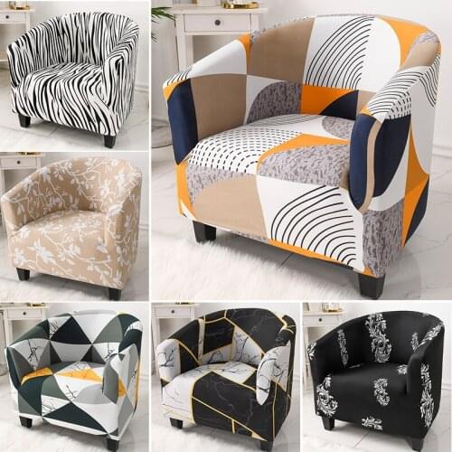 For Armchair, Leisure Club Chair Cover, Stretch Sofa Cover, Detachable Sofa Cover, For Bar Counter, Living Room, Reception