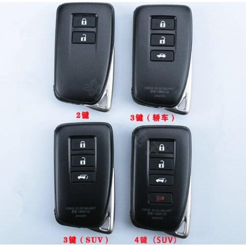 DAKATU Replacement Smart Remote Key Shell Fob Keyless Case 2/3/4 Buttons For Lexus LEXUS GS350 IS250 ES250 RX IS LS GX