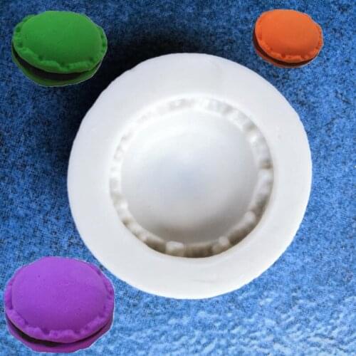 DIY Fondant Silicone Mould Macarons Burger Chocolate Cake Mould Kitchen Baking Decoration Tool A1013