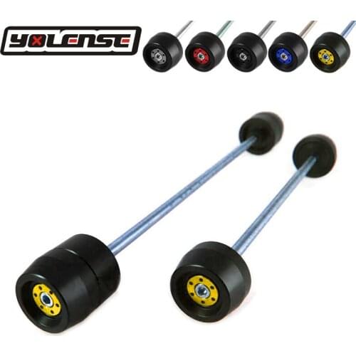 For YAMAHA YZF-R1 YZFR1 YZF R1 2004 2005 2006 2007 2008 Motorcycle Front & Rear Axle Fork Crash Sliders Wheel Protector