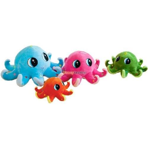 Fancytrader 2015 New Style Octopus Toy 1 pc 28'' x 12'' Big 70cm x 30cm Plush Stuffed Octopus 4 Colors, Free Shipping FT90526