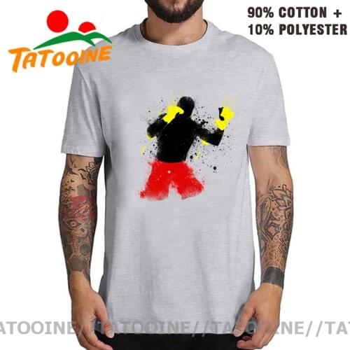 Boxing FIGHTER T-Shirt Muay Thai T shirt Men 2020 Newest Tyson mma King of Boxing Tshirt Ali heavyweight championship tee shirt
