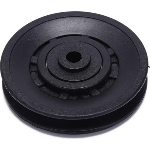 1Pcs Gym Bearing Pulley 50/90/100mm Wearproof Nylon Bearing Pulley Wheel Cable Universal Fitness Gum Bearing Pulley