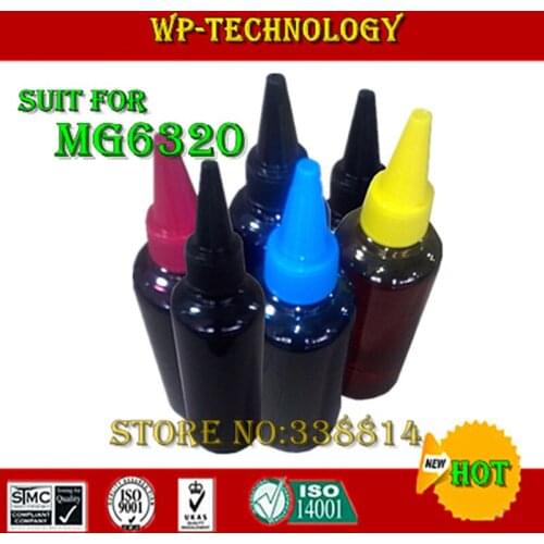 Dye ink, Compatible ink specialized suit for Canon MG6320 ,suit for PGI250 CLI251 Series,Specialized High quality Ink, 6 Color