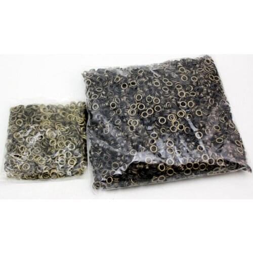 400set 4mm 7.5mm 3.5mm Antique Brass eyelets buttons clothes accessory handbag findings