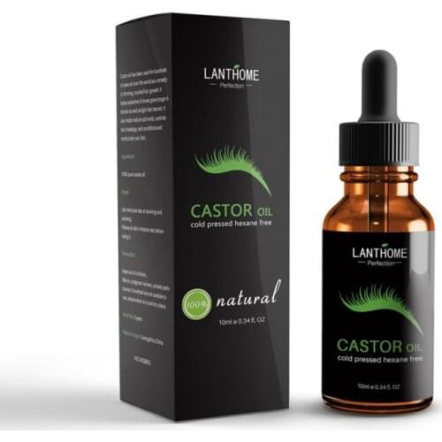 Castor Seed Oil Eyebrow Eyelash Growth Liquid Mild Nourishing Essential Oil Eyelash Growth Powerful Eyelash Enhancer T0921