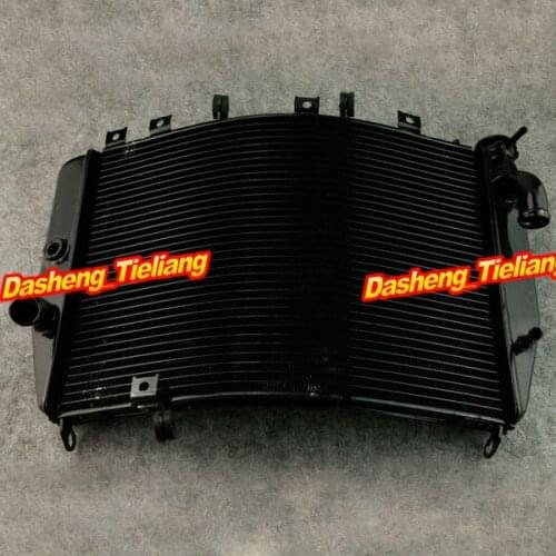 Cooling Radiator For Kawasaki 2000 2001 2002 2003 Ninja ZX9R ZX900F ZX-9R Black Aluminum