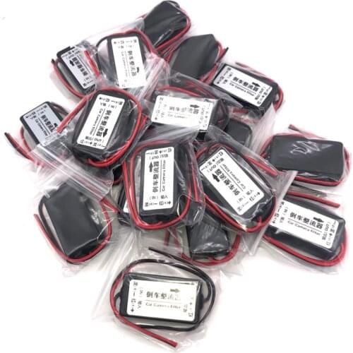 EFHIPS 12V Power Filters Reversing Rectifier Ballasts Solve Rear View Camera Ripple Splash Screen Interference Relay Filter