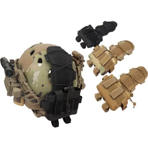 Tactical MK2 Helmet Battery Case Pouch FAST Helmet Bag Balance Weight Bag for Hunting FAST Helmet Airsoft Military Accessories