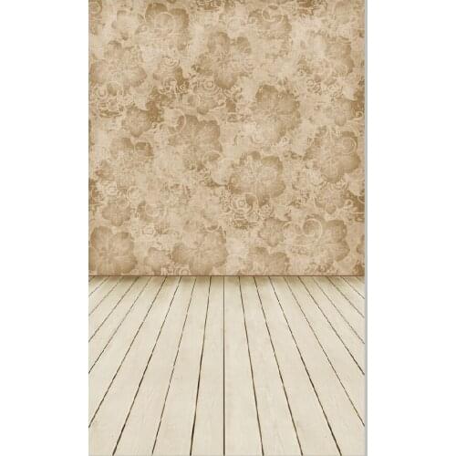 Vinyl Children Background Baby 5x6.5ft Photography Backdrops Retro Wall with White Wood Floor Photo Studio Props fotografia