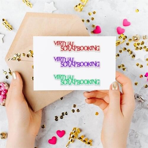Virtual Scrapbooking 2020 Hot Metal Cutting Dies Stencils For Paper Card Making DIY Scrapbooking Decor Craft Photo Album
