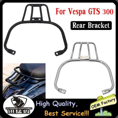 For VESPA GTS 300 250 gtvRear Bracket Rear Luggage Bag GTS300 GTS-300 Book Shelf Rack for Vespa Motorcycle Sports Luggage Rack