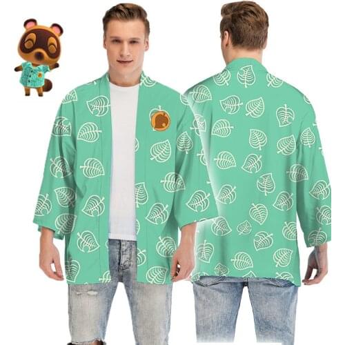 Animal Crossing Tom Nook Cosply Cloak Cape Coat Adult 3D Printing Tom Nook Costume L320