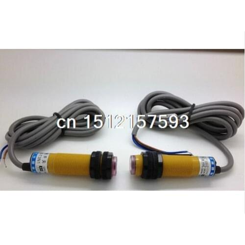 1Pair DC 6-36V Opposed IR Detect Optoelectronic Sensor E18-T3P1 Sensory Distance 5m