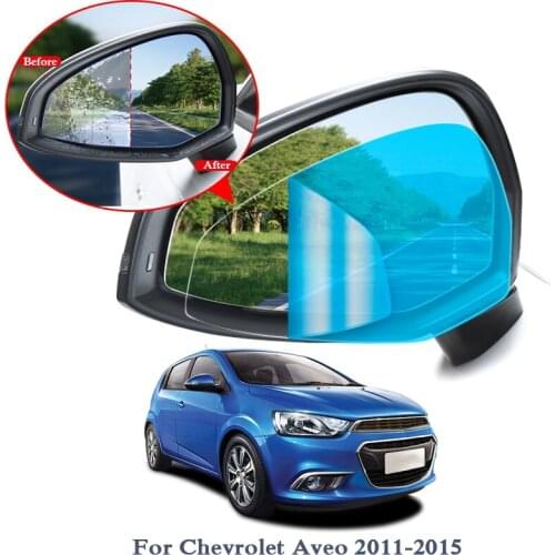 2PCS Anti Fog Car Window Clear Film Car Rearview Mirror Protective Film For Chevrolet Equinox Aveo Sail Cruze Captiva Sticker