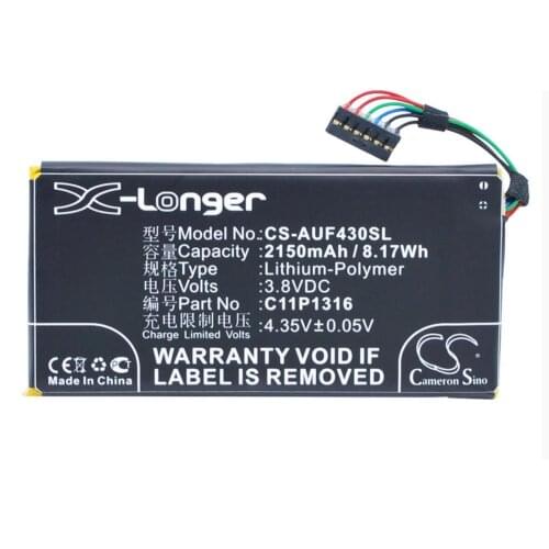 Cameron Sino 2150mAh battery for ASUS A11 Padfone mini 4.3 4.3 Station A11 Station PF400CG T00C C11P1316 Tablet Battery