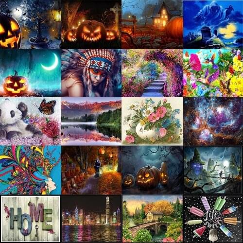 5D Diamond Painting Full Diamond Animal Round Diamond Mosaic Pattern Home Decoration DIY Handmade New Year Gift