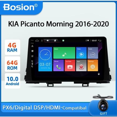 Car Multimedia Player 2GB RAM Android 10 car DVD GPS Navigation Car Stereo for Kia Picanto 2017 (JA) Kia Morning 2017 (JA) WiFi