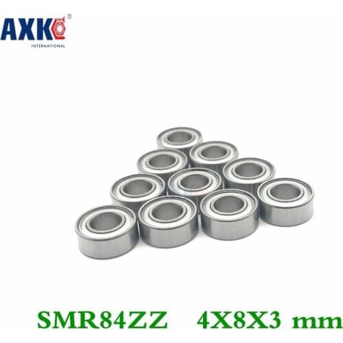 Axk 10pcs/lot High-quality Miniature Stainless Steel Bearing Mr84 Smr84 Z Smr84zz L-840zz Wbc4-8zza 4x8x3 Mm 440c Material