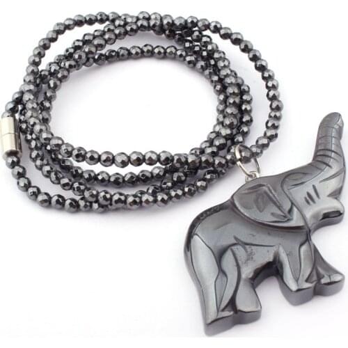 3mm Black Faceted Round (No Magnetic) Hematite Natural Stone Beads For Woman Tribal Fashion Jewellery Necklace 23" Free Shipping