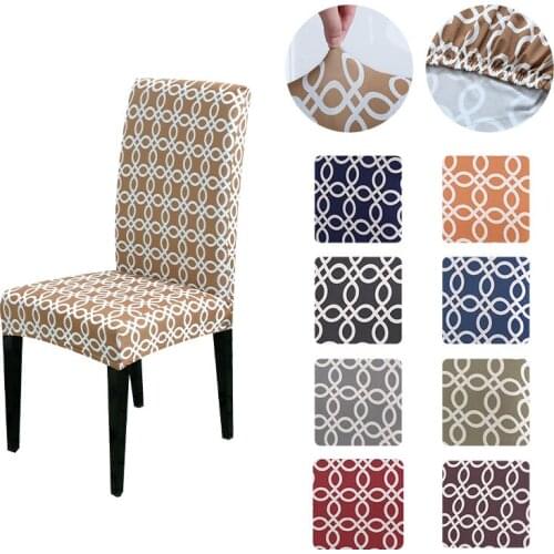 Chair Cover Stretch Party Chair Covers Spandex Elastic Chair Covers for Chairs for Kitchen Flowers for Decoration Wedding Chair