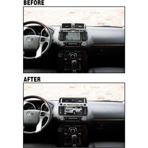 For Toyota Prado 150 / GX 460 2014 2015 2016+ Car Radio CD DVD Player Amplifier HD TV Screen GPS Navigation Audio Video