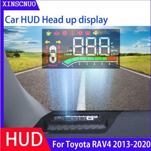 For Toyota Wildlander/RAV4 2013-2017 2018 2019 2020 OBD Car HUD Head Up Display Projector Windshield