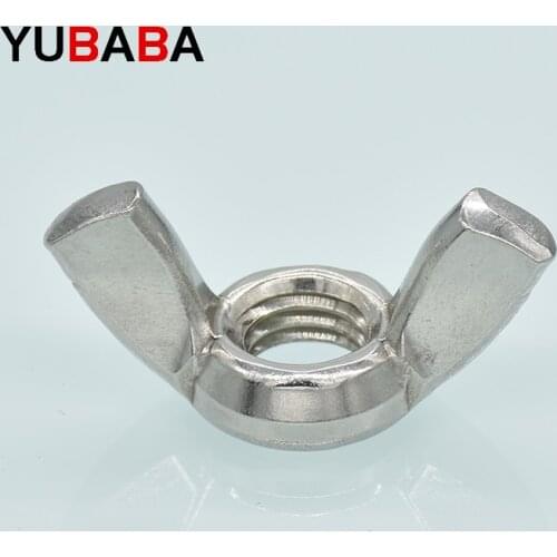 10pcs/lot M3 M4 M5 M6 M8 M10 M12 Tye A Squate Wing nuts 304 Stainless Steel Butterfly Nuts