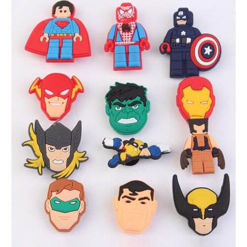 Comic Style PVC Shoes Charm Cute Sandals Accessories Shoe Buckle Decoration Suitable for Childrens Christmas Party Gifts